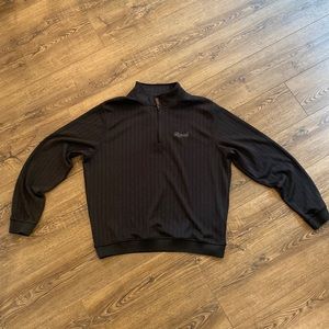 Men’s FootJoy Quarter Zip Black Sweater